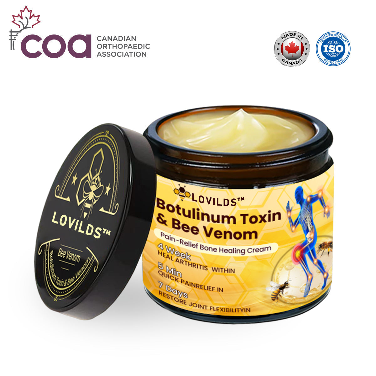 LOVILDS™ Botulinum Toxin & Bee Venom Pain-Relief Bone Healing Cream