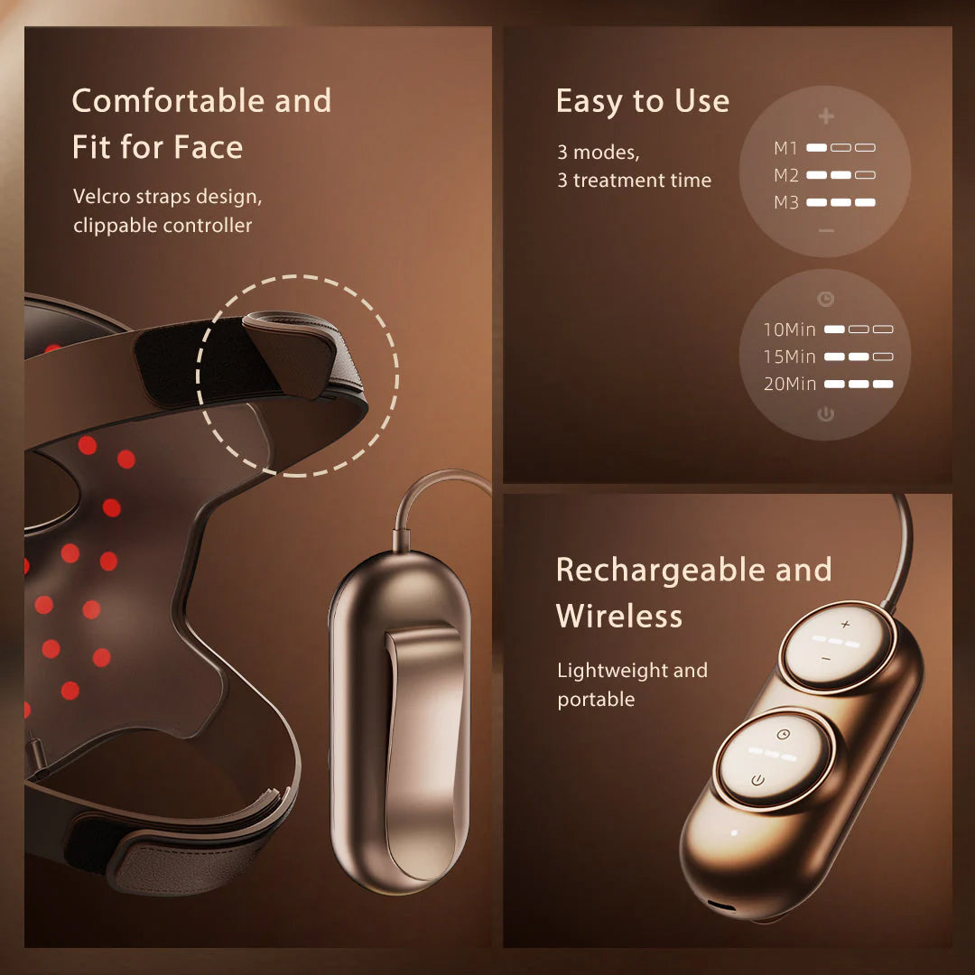 QIAWI™ 4D Laser Light Therapy Mask