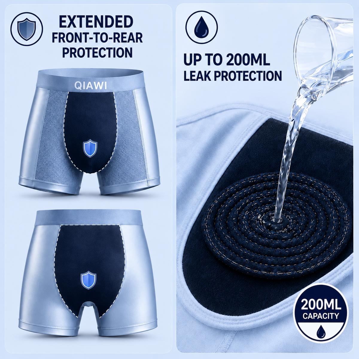 2026 UPGRADED - 60% OFF 💎 QIAWI™ Premium Leakproof Bamboo Ice Silk Boxer