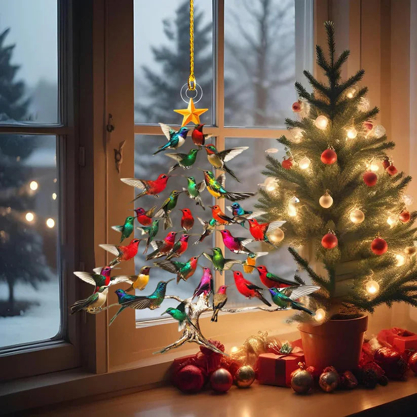 🐦🎄Hummingbird Christmas Ornament💠