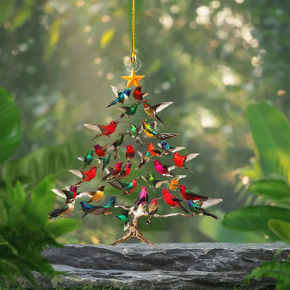 🐦🎄Hummingbird Christmas Ornament💠