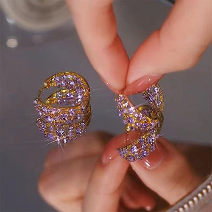 （Limited Time Discount 🔥 Last Day）🍇Lymphatic Zircon earrings🍇