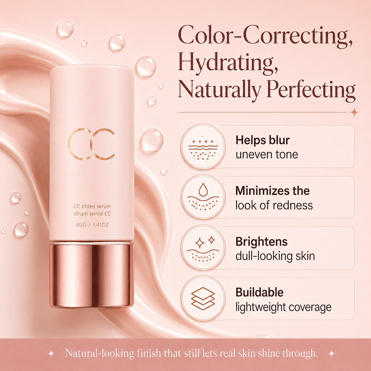 Genueyser™ CC color-correcting tinted serum